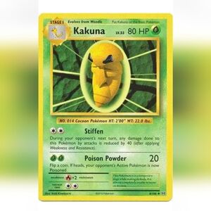Kakuna Pokemon Card 🔥 40 HP 🟡 3/108